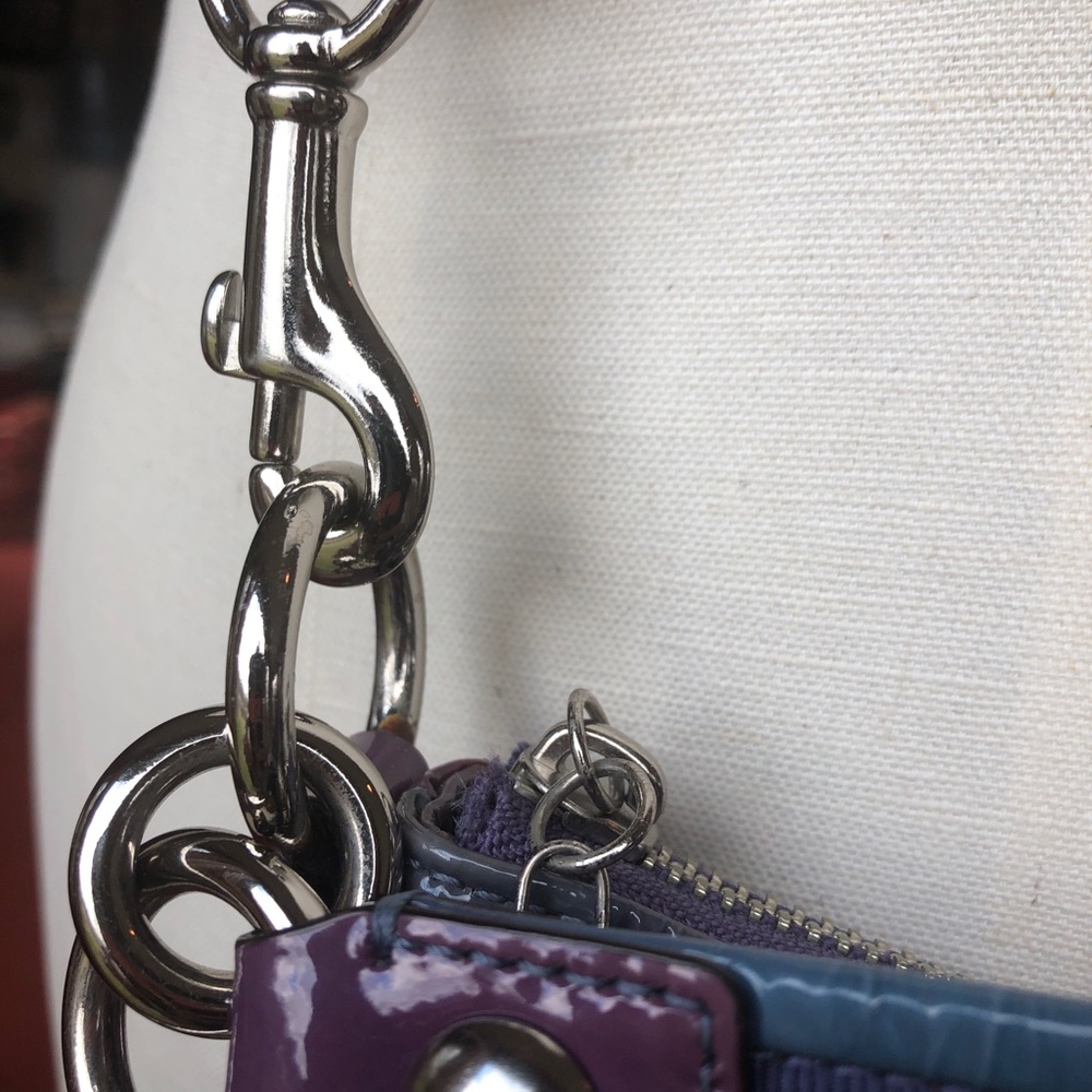 Coach Poppy purple ombre violet cross body bag - Picture 4 of 16